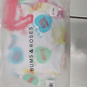 Bums & Roses Colorful Heart 12-18